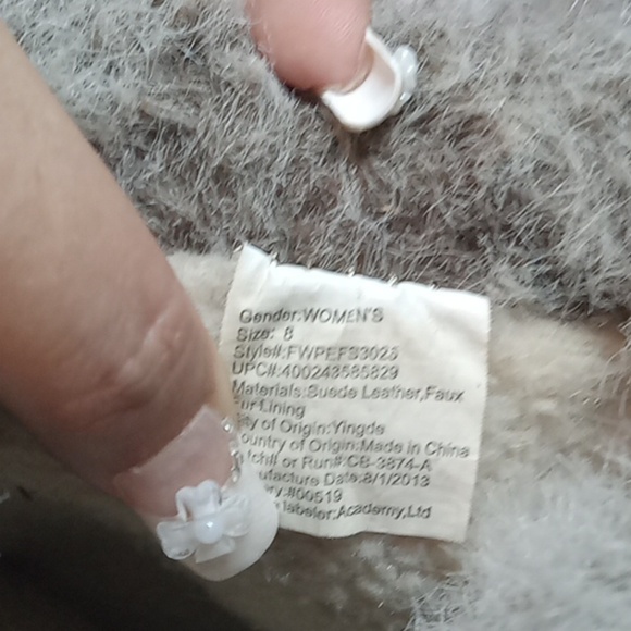 Polar edge women's fur winter boots size 8 - Picture 7 of 11